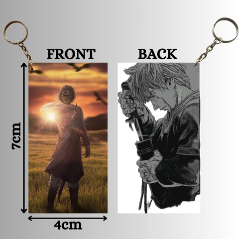 Hariyaali Enterprises LLP Vinland Saga SNAKE AND CANUTE ON THE HORIZON Unique Style 2 pcs Combo Key Chain