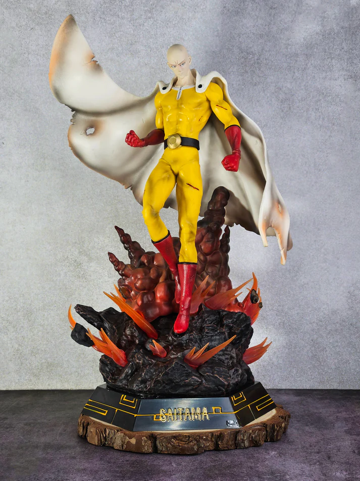 One Punch Man 44cm Anime Action Figure with GK Ver. Large Statue Collection
