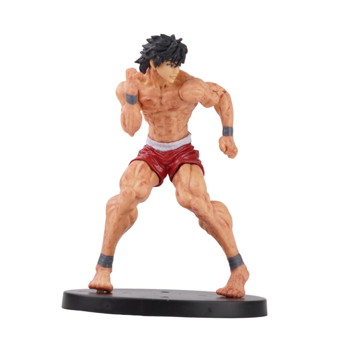 Trunkin | Baki Hanma Action Figure | Action Mode Power Pose Anime Figurine | PVC Weeb Manga Collectible Model Toy | 15 Cms |
