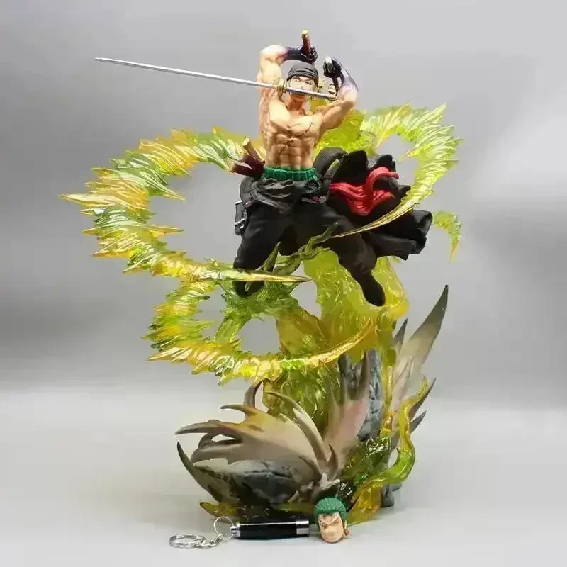 Slice Through the Darkness: One Piece Roronoa Zoro Glowing Action Figure